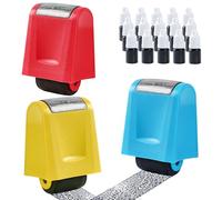 LAGAHS 3PCS Data Defender Roller Stamps with 15PCS Refills, Confidential Address Blocker Stamp, Identity Theft Protection Roller Stamp for ID Address Privacy