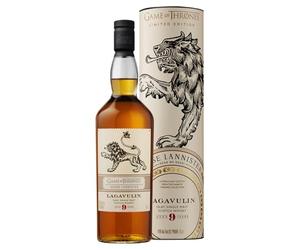 Lagavulin 9 Year Old Single Malt Scotch Whisky 70cl - House Lannister Game of Thrones Limited Edition