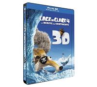 L'Age de glace 4 : La dérive des continents [Combo Blu-ray 3D + Blu-ray + DVD - Édition boîtier SteelBook]