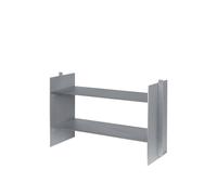Lager Row Side Table & Shoe Rack Aluminum