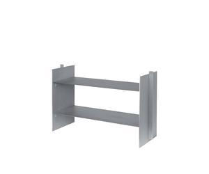 Lager Row Side Table & Shoe Rack Aluminum