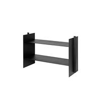 Lager Row Side Table & Shoe Rack Black