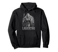 Lagertha Norse Viking Warrior Shield Maiden Pullover Hoodie