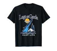 Lago di Garda Camping Camp Life Lake Vacation T-Shirt