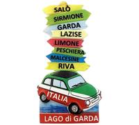 Lago di Garda Italy Refrigerator Magnet Travel 3D Souvenir Fridge Decoration Magnetic Sticker Collection Craft