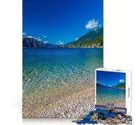Lago Di Garda Scenic 1000 Teenager Pieces Jigsaw Puzzle Calm Daily Accurate Edge Joyful Challenge Birthday Gift (38x52cm)