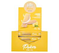 Lago Poker Limone Lemon Crème (20x45g) | Multi-pack format provides reliable portion control and easy storage, serving as a sweet treat for hospitality guests.