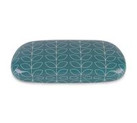 LAGO TERRA Geometric Leaf Print Hard Shell Glasses/Sunglasses Case