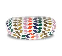 LAGO TERRA Geometric Leaf Print Hard Shell Glasses/Sunglasses Case