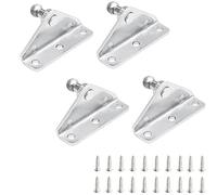 Lagogia Universal 10mm Ball Stud Pillar Mounting Bracket, Stainless Steel, for Lifting Cushion Air Spring Pillar Shock Absorption Kit, 4 PCS