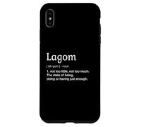 Lagom Definition Lagom Swedish Concept Case for iPhone XS Max