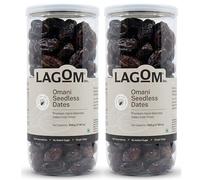 Lagom Omani Seedless Dates 1kg Natural No Preservatives No Sugar Added Gluten Free Vegan Vegetable GMO Free Dates Dried Fruit Khajur Khajoor Khejur
