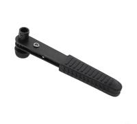 Lagomloot 1/4 Ratchet Wrench for mini Socket Screwdriver Set Chrome Vanadium Steel Reversible Handle for Car Repair Home DIY Black
