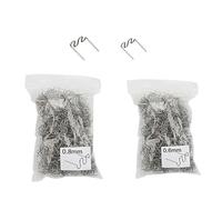 Lagomloot 1000PCS Hot Stapler Staples, 0.6mm Flat and 0.8mm Corner Welding Nails for Plastic Repair, 304 Stainless Steel Kit for Car Bumper