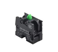 Lagomloot 10Pcs Momentary Push Button Switch, ZB2-BE101C NO ZB2-BE102C 10A 600V Snap-in Block, For Automotive Textile Control Panels