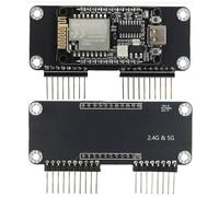 Lagomloot 2.4 GHz GHz Dual-Band WiFi Module Development Board for BW16 IoT Projects ESP32-Compatible,802.11a/b/g/n,BLE 5.0,Onboard PCB Antenna,-40°C to 85°C Operating Range
