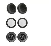 Lagomloot 2 Pack 6 Inch Grill Wheels, Heat Resistant Plastic Replacement Casters for Charbroil Gas Grills, Outer Diameter 152mm with 8-10mm Hole