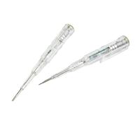 Lagomloot 2-Piece Voltage Tester Pen for Live/Neutral Wire Detection,24-250V Circuit Tester with Dual LED Indicators,ABS Shell & Chrome Vanadium Steel Bit,140mm