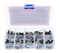 Lagomloot 200PCS TO-92 Transistor Assortment Kit, 10 Values 20pcs Each for Electronics Projects, Includes S8050 S8550 9012 9013 9014 2N3904 2N3906 A1015 C1815 13001