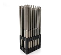 Lagomloot 32PCS 150mm Long Screwdriver Set, Alloy Steel Security Bits for Torx PH PZ Spanner, Extra Reach Drill Bits for Electronics Wood Metal