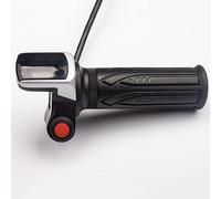 Lagomloot 36V Electric Bike Throttle Grip, LED Battery Meter with Speed Adjustment, Waterproof Handlebar Control for E-Scooter