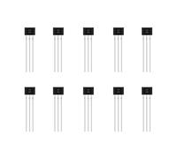 Lagomloot 41F Bipolar Hall Effect Sensor, 4.5V-24V Motor Speed Position Detector for Robotics Automotive Electronics, 10pcs Black