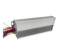 Lagomloot 48V-72V Brushless Motor Controller, 1200W 2-Mode Aluminium Alloy Housing for E-Bike, Silver with Precise Wiring Interface