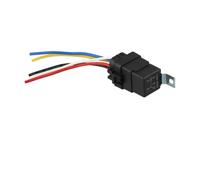 Lagomloot 5-Pin Relay Harness Socket, 12V/24V 30A/40A Switch with Built-in Diode and Seal Ring, Compatible with Car Truck Marine Boat