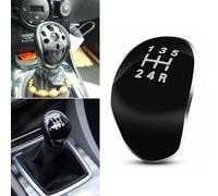 Lagomloot 5 Speed Gear Shift Knob Cap, ABS Plastic Push-On Insert ford Focus 2005-2013, Fiesta 2008-2016, Kuga, C-Max, S-Max, Black