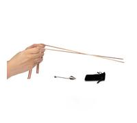 Lagomloot 99.9% Copper Dowsing Rods, Telescopic Divination Kit with Pendulum for Water Finding and Energy Therapy, Portable Psychic Tool Set