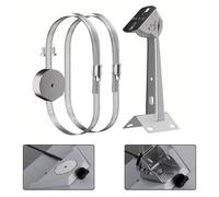 Lagomloot Adjustable Pole Mount for Starlink Mini, 360° Rotation Aluminum Bracket for Tree Trunk and RV, Compatible with for Legacy Adapter SPX-04176000-501