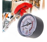 Lagomloot Air Compressor Pressure Gauge, 0-180 PSI 0-12 Bar Dual Scale, 1/8 NPT Male Thread Bottom Mount for Pneumatic Hydraulic Systems