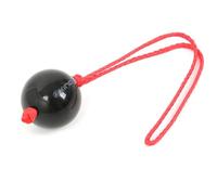 Lagomloot Arborist Retriever Ball, 27mm Plastic Rope Guide for ring with Lanyard for Tree Climbing Friction Saver, Black