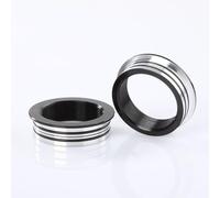 Lagomloot BB30 to for BSA Bottom Bracket Adapter, Aluminum Alloy Conversion Cup with O-Rings for BB68/73 BB51/52 BB70, 42mm Black Pair