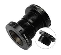 Lagomloot Bike BSA30 Threaded Bottom Bracket, 68/73mm Shell to BB30/PF30/386 for SRAM for FSA for ROTOR Raceface Crankset, Aluminum Alloy Black