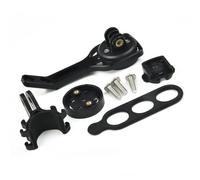 Lagomloot Bike Computer Holder, Aluminum Alloy Handlebar Stem Mount for Garmin for Bryton Cateye, Black Inc Sport Camera Bracket with Lamp Clip