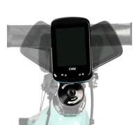 Lagomloot Bike Computer Mount,360°Rotating Plastic Fixed Base for GARMIN,Black Replacement Bracket 8.8x3.6cm