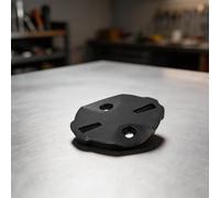 Lagomloot Bike Computer Mount Adapter Insert, Aluminium Alloy Fixed Base for COROS DURA, Lightweight Black Bracket with Screws 29x25mm
