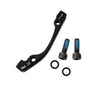 Lagomloot Bike Disc Brake Adapter, IS Frame to Post Mount Caliper for 160mm Front/140mm Rear Rotor, Aluminum Alloy Black