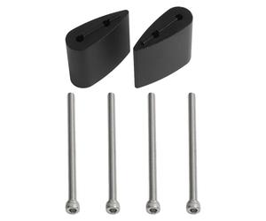 Lagomloot Bike for TT Handlebar Spacers, 7075 Aluminum Alloy for Aero Bar Risers 5/10/20/40mm, Black 2-Pack with Bolts for Cycling