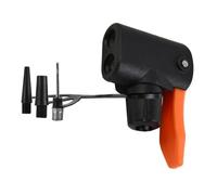 Lagomloot Bike Head, 3-in-1 Multi-Valve Adapter for Presta Dunlop, Quick Release PVC Nozzle with Large Airflow for Bike Tires and Balls