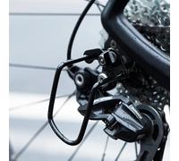 Lagomloot Bike Rear Derailleur Guard, Iron Chain Protector Cover for Mountain Road Folding Bikes, Black 6x4.5x3.5cm
