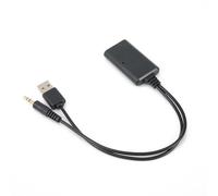 Lagomloot Bluetooth-Compatible AUX Adapter for BMW E90 E91 E92 E93, USB 5V Car Radio Music Streaming Cable, 3.5mm Aux-in Module