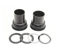 Lagomloot Bottom Bracket Adapter, for FSA B3155 BB386 BB30 PF30 Road Mountain Bike, 46mm ID Aluminum Alloy Press-Fit to Threaded Converter