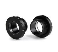 Lagomloot BSA30 Threaded Bottom Bracket, Aluminium Alloy Bearing Cup for FSA for ROTOR Raceface, Black 34.8mm OD x 30mm ID