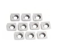 Lagomloot Carbide Insert for BYRD Shelix Cutterhead,15 mm × 15 mm × 2.5 mm Square with 4 Indexable Edges,for r100 Radius (81° Countersunk),30° Bevel