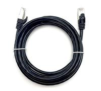 Lagomloot Communication Cable for Connecting to Inverter, Reliable Aluminium Alloy Network Cord with Plug-and-Play Design, Professional Black Data Line for Solar Power System