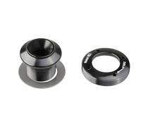 Lagomloot Crank Bolt Self-Extracting Cap, Aluminium Alloy for DUB Crank Cover for SRAM, 30x30x21mm Black with 8mm Hex Adapter