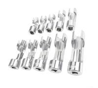 Lagomloot Diesel Injector Line Socket Set 10-19mm 3/8 Drive Union Nut Spanner for Home Professional Garage Use Steel(17mm)