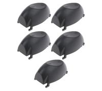 Lagomloot Electric Kettle Steam Switch Cap, Plastic Thermostat Button for Temperature Control, 41mm Black Replacement Parts (5 Pack)